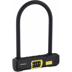 Relaxdays Bike Lock - 10039907, 4-Digit Combination, Steel, Black/Yellow Relaxdays Bike Lock - 10039907, 4-Digit Combination, Steel, Black/Yellow