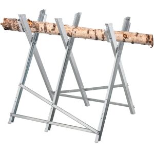 Relaxdays Steel Lumber Support Stand - Supports up to 150 kg - Foldable & Portable - for Cutting Firewood Relaxdays Steel Lumber Support Stand - Supports up to 150 kg - Foldable & Portable - for Cutting Firewood