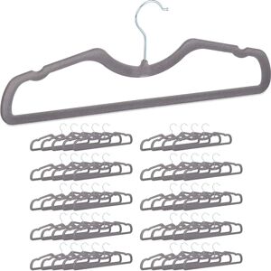 Relaxdays Velvet Non-Slip Space-Saving Clothes Hangers - 100 pcs Relaxdays Velvet Non-Slip Space-Saving Clothes Hangers - 100 pcs