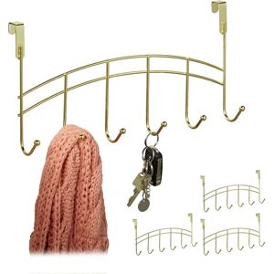 Relaxdays Over Door Hooks Hanging Rack Storage Coat Clothes Keys Hallway Bedroom Bathroom - Hanging Rack Relaxdays Over Door Hooks Hanging Rack Storage Coat Clothes Keys Hallway Bedroom Bathroom - Hanging Rack