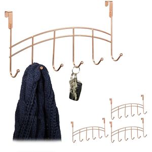 Relaxdays - Door Hook 6 Ganci Copper - Wall Hook Relaxdays - Door Hook 6 Ganci Copper - Wall Hook