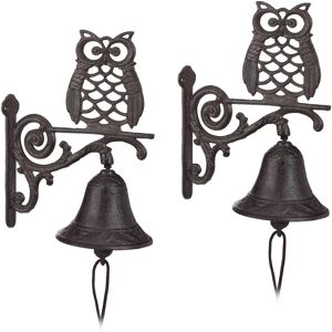 RELAXDAYS Rustic Owl Door Bell - Door Type RELAXDAYS Rustic Owl Door Bell - Door Type