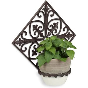 Relaxdays Wall Planters - Cast Iron - Vintage Style - 13cm Relaxdays Wall Planters - Cast Iron - Vintage Style - 13cm