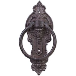 Relaxdays Cast Iron Rustic Door Knocker Set - Vintage Style Relaxdays Cast Iron Rustic Door Knocker Set - Vintage Style