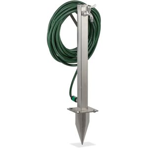 Relaxdays Stainless Steel Garden Water Fountain Hose Holder - Garden Water Fountain Relaxdays Stainless Steel Garden Water Fountain Hose Holder - Garden Water Fountain