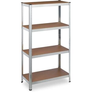 Relaxdays Heavy-duty Metal Shelving Unit - 4 Shelves - 280kg Capacity Relaxdays Heavy-duty Metal Shelving Unit - 4 Shelves - 280kg Capacity