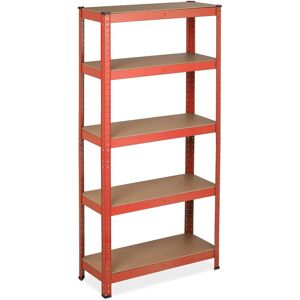 Relaxdays 2-Piece Metal Shelving Set - Heavy Duty, 5 Shelves, 151x75x30cm Relaxdays 2-Piece Metal Shelving Set - Heavy Duty, 5 Shelves, 151x75x30cm