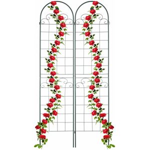 Relaxdays Soporte para Plantas Set - Estructura de Hierro para Trepadoras Relaxdays Soporte para Plantas Set - Estructura de Hierro para Trepadoras