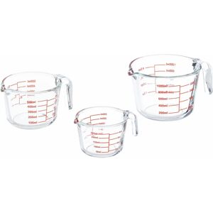 Relaxdays Messbecher-Set - Hitzebeständiges Borosilikatglas Relaxdays Messbecher-Set - Hitzebeständiges Borosilikatglas