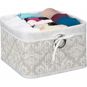 Relaxdays Boîte de Rangement - Panier en Bambou Pliable pour Salle de Bain & Chambre - Publicité Relaxdays Boîte de Rangement - Panier en Bambou Pliable pour Salle de Bain & Chambre - Publicité