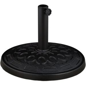 Relaxdays Soporte para Sombrilla - 38-48mm Poliresina - Base Decorativa para Jardín Relaxdays Soporte para Sombrilla - 38-48mm Poliresina - Base Decorativa para Jardín