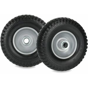 Relaxdays Garden Cart Wheelbarrow Rubber Set - 2 pcs Relaxdays Garden Cart Wheelbarrow Rubber Set - 2 pcs