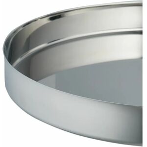 Relaxdays 10042506 tray/feeder - High edge stainless steel modern round serving tray Relaxdays 10042506 tray/feeder - High edge stainless steel modern round serving tray