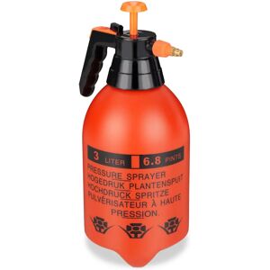 Relaxdays Garden Pressure Sprayer - Brass Nozzle 3L Relaxdays Garden Pressure Sprayer - Brass Nozzle 3L