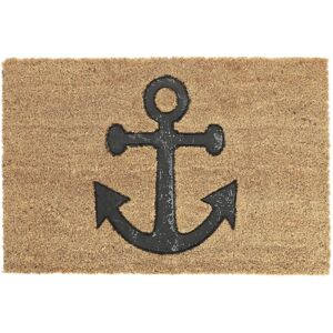 Relaxdays Coco Doormat with Anchor - 60x40cm, Indoor/Outdoor Relaxdays Coco Doormat with Anchor - 60x40cm, Indoor/Outdoor