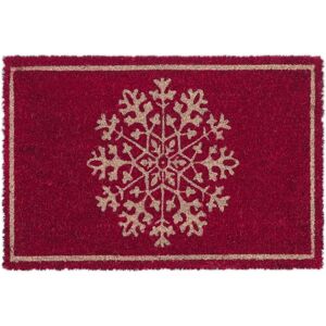 Relaxdays Coco Fiber Snowflake Door Mat - Door Type Relaxdays Coco Fiber Snowflake Door Mat - Door Type