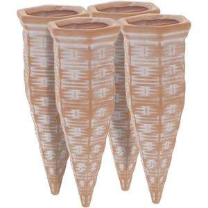 Relaxdays Ceramic Plant Watering Cones - 4 Pack Relaxdays Ceramic Plant Watering Cones - 4 Pack