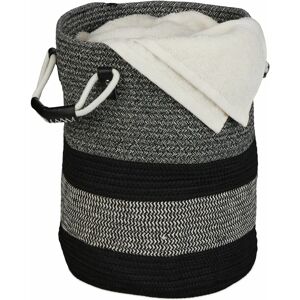 Cesta de almacenamiento de algodón Relaxdays - 40x43x33cm - Caja de almacenamiento Cesta de almacenamiento de algodón Relaxdays - 40x43x33cm - Caja de almacenamiento