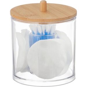 Relaxdays Cotton Swab and Cotton Pad Organizer - Bathroom Storage Relaxdays Cotton Swab and Cotton Pad Organizer - Bathroom Storage