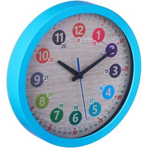 Relaxdays 10043047 multicolor wall clock for kids Relaxdays 10043047 multicolor wall clock for kids