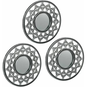 Relaxdays Wall Mirror Set - 3 Round Decorative Mirrors - 25cm Relaxdays Wall Mirror Set - 3 Round Decorative Mirrors - 25cm
