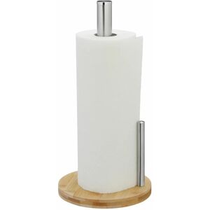 Relaxdays Bamboo Stainless Steel Vertical Paper Towel Holder - Kitchen Accessory Relaxdays Bamboo Stainless Steel Vertical Paper Towel Holder - Kitchen Accessory
