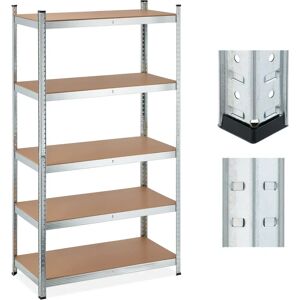 Relaxdays Metal Shelf 180x100x50cm, 5 Shelves, 1250kg Load - Storage Shelf Relaxdays Metal Shelf 180x100x50cm, 5 Shelves, 1250kg Load - Storage Shelf