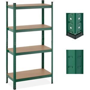 Estantería Metálica Relaxdays - 4 Baldas - 156x80x40 cm - Carga Pesada - Verde Estantería Metálica Relaxdays - 4 Baldas - 156x80x40 cm - Carga Pesada - Verde