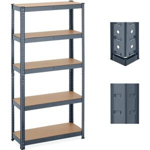 Relaxdays Steel Shelving - 150x75x30 cm, 5 Heavy Duty Shelves Relaxdays Steel Shelving - 150x75x30 cm, 5 Heavy Duty Shelves