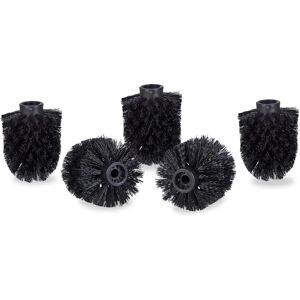 Relaxdays Toilet Brush Replacement Heads - 20 Pack, Black Relaxdays Toilet Brush Replacement Heads - 20 Pack, Black