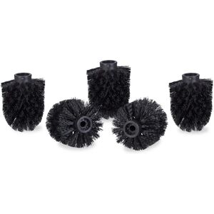 RELAXDAYS Toilet Brush Replacement Heads - 20 pcs, Black RELAXDAYS Toilet Brush Replacement Heads - 20 pcs, Black