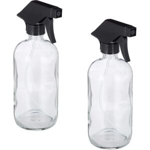 Relaxdays 8 Glass Spray Bottles - 500ml - Adjustable Nozzle Relaxdays 8 Glass Spray Bottles - 500ml - Adjustable Nozzle