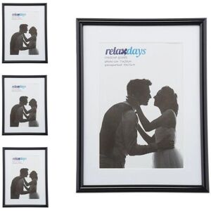 Relaxdays - Set 4 Photo Frames 15x20cm - Classic Black Relaxdays - Set 4 Photo Frames 15x20cm - Classic Black