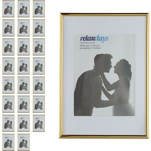 Relaxdays - Set 24 Classic Photo Frames with Passepartout - 20x30 & 15x20 cm Relaxdays - Set 24 Classic Photo Frames with Passepartout - 20x30 & 15x20 cm