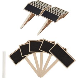 RELAXDAYS - Wooden Plant Labels Set - Herbs & Garden - 72 pcs RELAXDAYS - Wooden Plant Labels Set - Herbs & Garden - 72 pcs