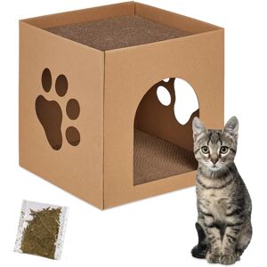 RELAXDAYS Cat House - Scratch Panel, Personalizable, Modern - Cat House RELAXDAYS Cat House - Scratch Panel, Personalizable, Modern - Cat House