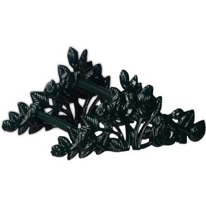 Relaxdays Gietijzeren muurslanghouder met rozen - Tuinaccessoire Relaxdays Gietijzeren muurslanghouder met rozen - Tuinaccessoire