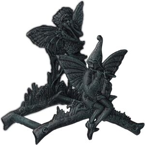 Relaxdays Wall Hose Holder with Elf Decor - Garden Tool Storage Relaxdays Wall Hose Holder with Elf Decor - Garden Tool Storage