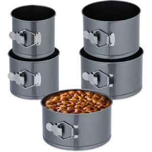 Relaxdays Set 5 Baking Pans - 12-20cm - Non-stick - Bakeware Set Relaxdays Set 5 Baking Pans - 12-20cm - Non-stick - Bakeware Set