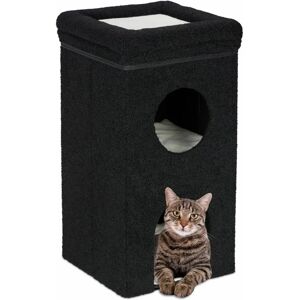 Relaxdays 10045060 Casa para Gatos - Casa Plegable y con Cuevas Relaxdays 10045060 Casa para Gatos - Casa Plegable y con Cuevas