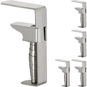 Relaxdays Stainless Steel Tablecloth Clips - Set of 5 Relaxdays Stainless Steel Tablecloth Clips - Set of 5