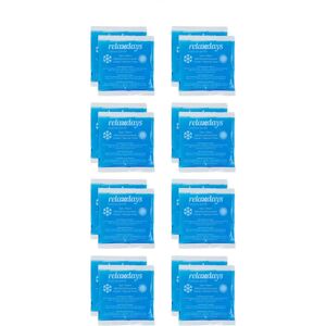 Relaxdays - Reusable Gel Cold Packs - 16pcs, 14x13cm - First Aid Relaxdays - Reusable Gel Cold Packs - 16pcs, 14x13cm - First Aid