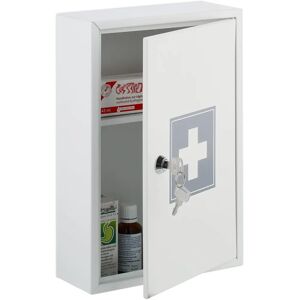 Relaxdays Trousse de Secours Murale - Verrouillage, 2 Compartiments - 32x21.5x8 cm - Publicité Relaxdays Trousse de Secours Murale - Verrouillage, 2 Compartiments - 32x21.5x8 cm - Publicité