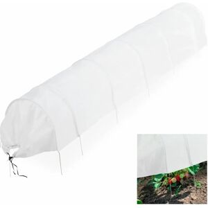 Relaxdays 10045407 géotextile - Tunnel serre 3,4m blanc - Publicité Relaxdays 10045407 géotextile - Tunnel serre 3,4m blanc - Publicité