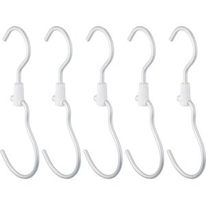 Relaxdays Set da 5 Hooks - Closet, Kitchen, Multifunctional Relaxdays Set da 5 Hooks - Closet, Kitchen, Multifunctional