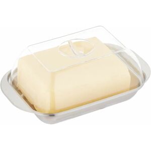 Relaxdays stainless steel butter dish - 250g - Elegant design Relaxdays stainless steel butter dish - 250g - Elegant design
