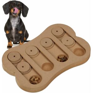 Relaxdays Dog and Cat Toy - Natural MDF Puzzle Relaxdays Dog and Cat Toy - Natural MDF Puzzle
