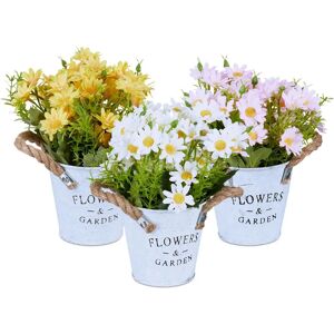 Relaxdays Artificial Flowers Set - Chrysanthemums - 20x15cm Relaxdays Artificial Flowers Set - Chrysanthemums - 20x15cm