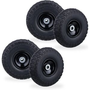 RELAXDAYS - Juego de 2 ruedas - Goma sólida, 26cm Diámetro - Carro RELAXDAYS - Juego de 2 ruedas - Goma sólida, 26cm Diámetro - Carro