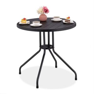 Relaxdays Garden Table - 75x80cm Round Patio Furniture Relaxdays Garden Table - 75x80cm Round Patio Furniture